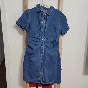 SHEIN Blue Denim Mini Dress